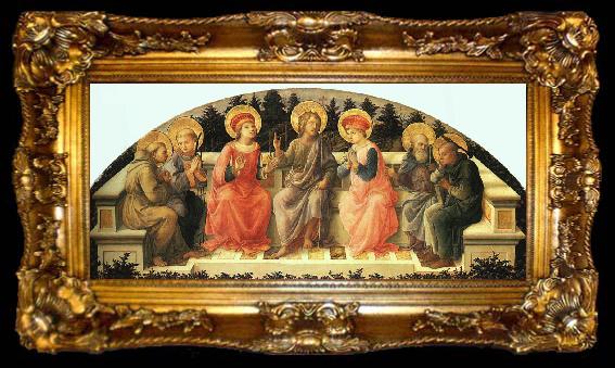 framed  Fra Filippo Lippi Seven Saints, ta009-2